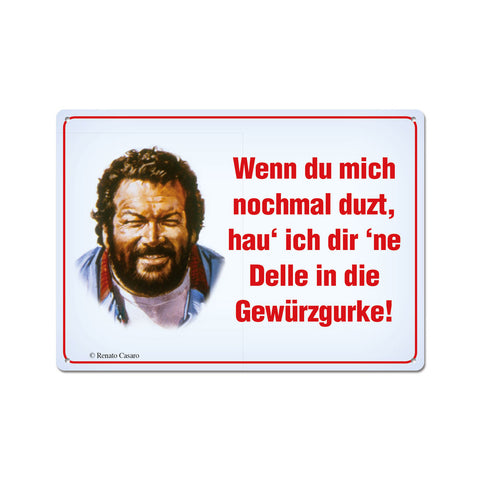 Wenn Du mich nochmal duzt... - Cartolina - Bud Spencer®