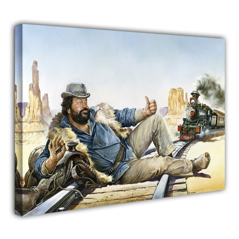 Leinwand - Eine Faust geht nach Westen (Casaro) - Bud Spencer®
