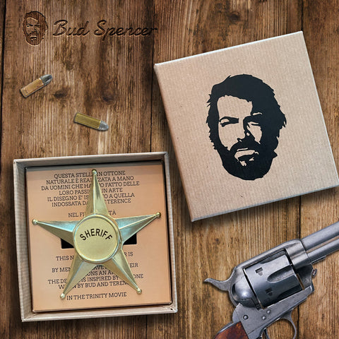 Bud Spencer stella dello sceriffo (con incisione laser) - limitata a 333 pezzi