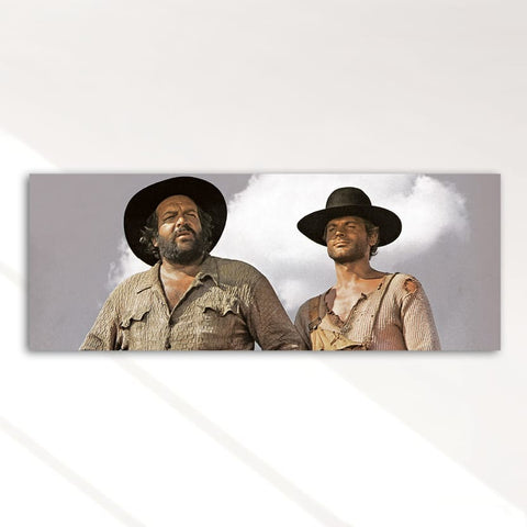 Bambino and Trinity / They Call Me Trinity - Glass Print (80x30cm) - Bud Spencer®